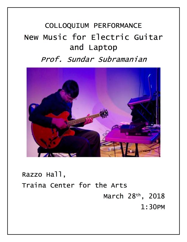 COLLOQUIUM PERFORMANCE - poster